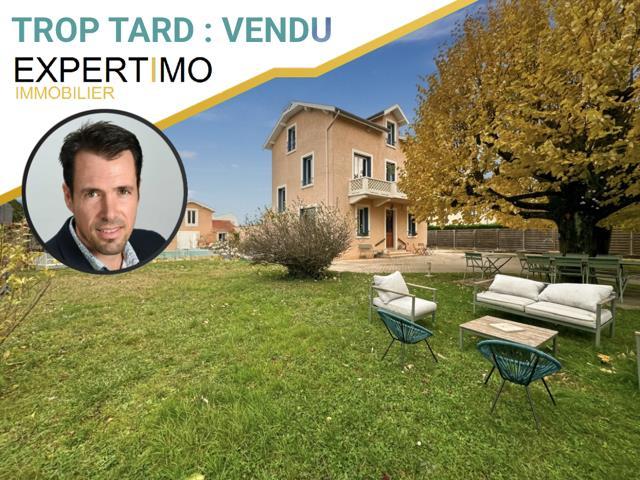 Exclu Expertimo Maison bourgeoise 1930 avec 7 chambres, char. 172m² Trévoux