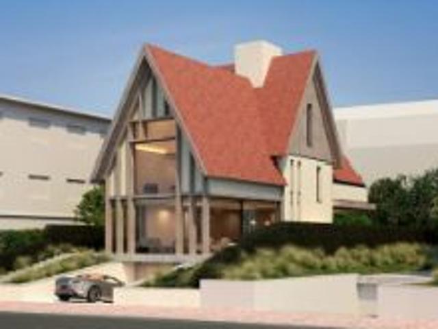 Exclusieve bouwgrond met bestaande villa aan de duinen