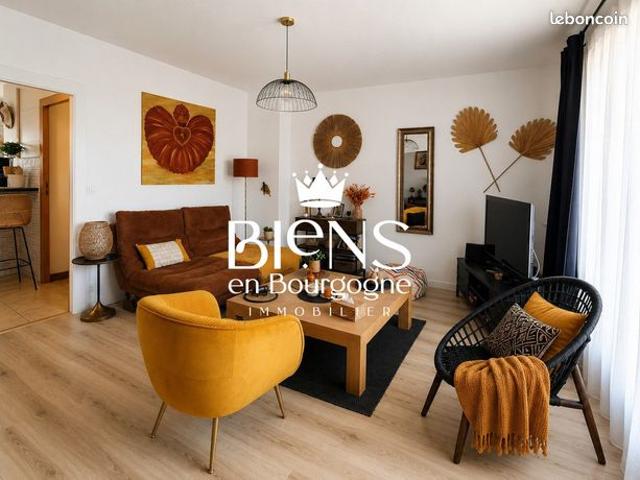 Exclusif beaune, quartier de l'aigue, appartement t3 lumineux avec grande terrasse