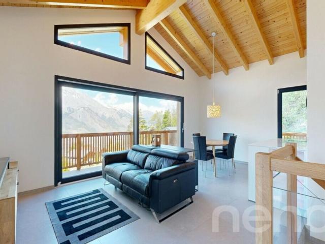Exclusif: Chalet individuel de 2024 dans les hauts de Saxon