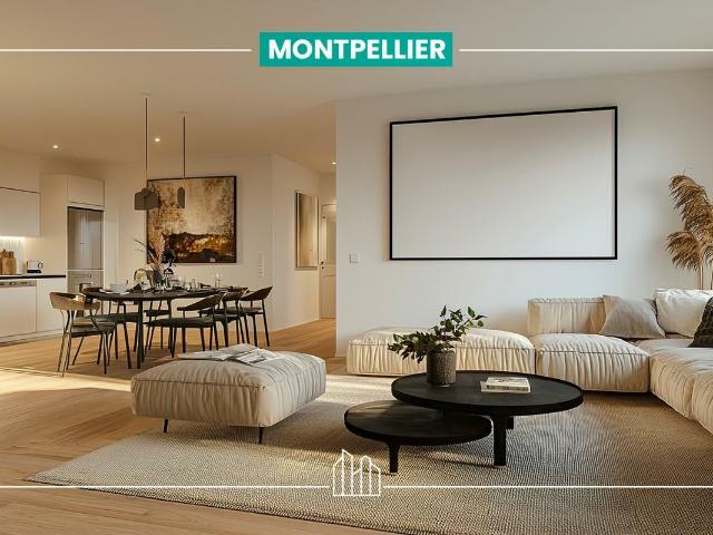 Exclusif ! Eco quartier à Montpellier 3 à 4 pièces, 60 à 74 m²