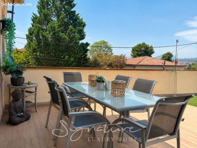 Exclusivo ático con jardín privado y gran terraza con vistas en alquiler de