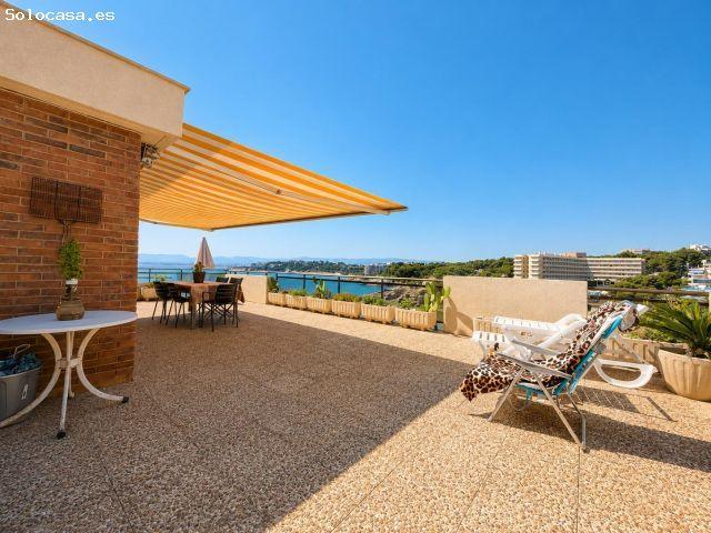 Exclusivo piso con gran solárium privado y vistas al Mar en Cala Font, Salou