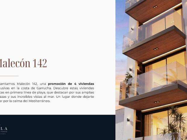 Exclusiva promoción de obra nueva en primera línea de playa. 66m² Garrucha
