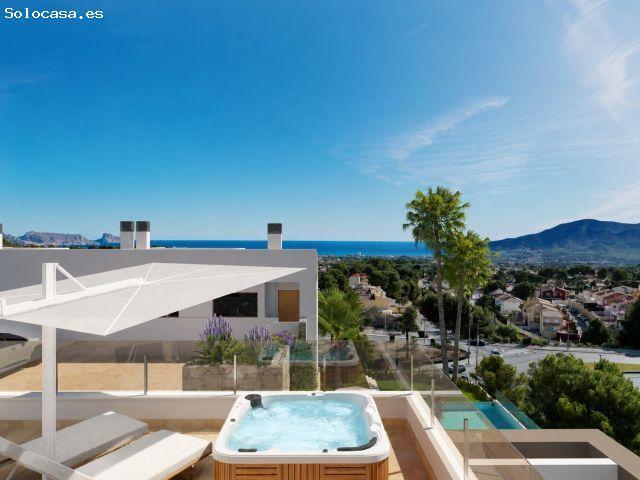 Exclusiva vivienda con piscina privada y vistas al mar en Finestrat Hills, Sierra Cortina