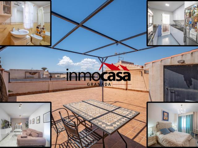 Exclusiva vivienda de 2 dormitorios con terraza privada de 85 metros y plaza de garaje en Churriana De La Vega