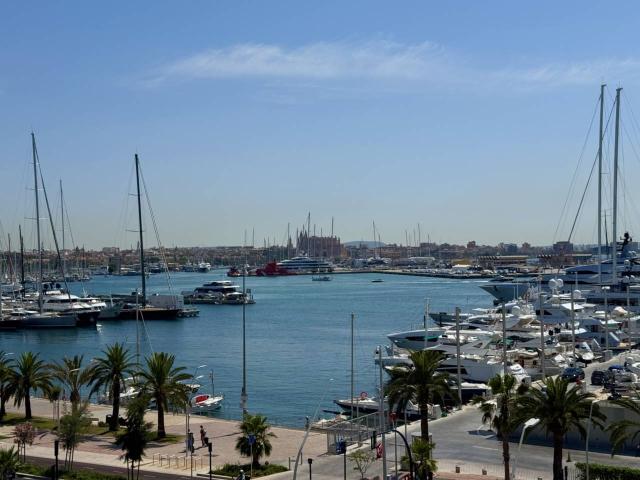 Exclusiva vivienda en primera línea del Paseo Marítimo de Palma con impresionantes vistas al mar