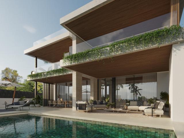 Exclusiva villa contemporánea ubicada en primera línea de pl. 586m² San Pedro de Alcántara