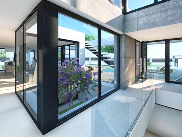 Exclusiva villa moderna de lujo con piscina climatizada y tecnología domótica en El Chaparral, Mijas Costa
