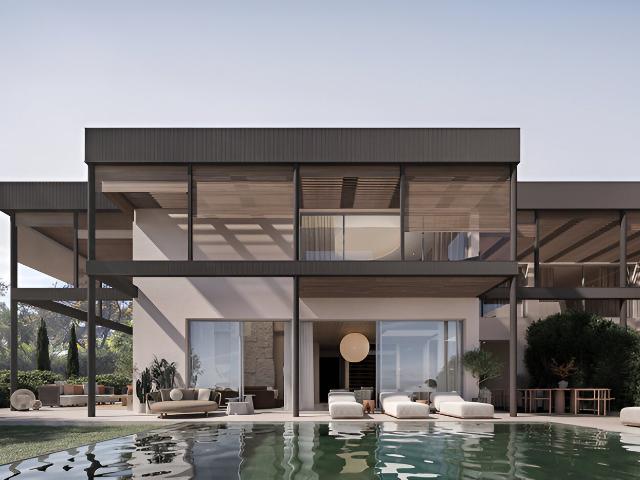 Exclusivas villas de lujo en una urbanización, en los alrede. 388m² Marbella