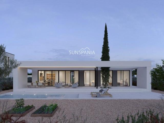 Exclusivas villas en primera línea de golf en Hacienda del Á. 146m² Fuente Alamo
