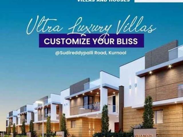 Exclusive 3BHK and 4BHK Duplex Villas with home theater Kurnool Vedansha Fortune Homes