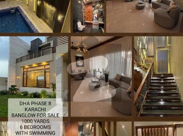 Exclusive 1000 yards bunglow for sale at dha phase 8 karachi dha phase 8
