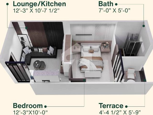 Exclusive Downtown Apartments | Furnished & Park Facing | Grand Lifestyle 15 | PKR 10 Lakh Booking