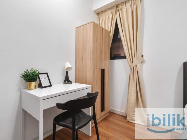 Exclusive fully furnished single room @ m vertica near mrt/lrt