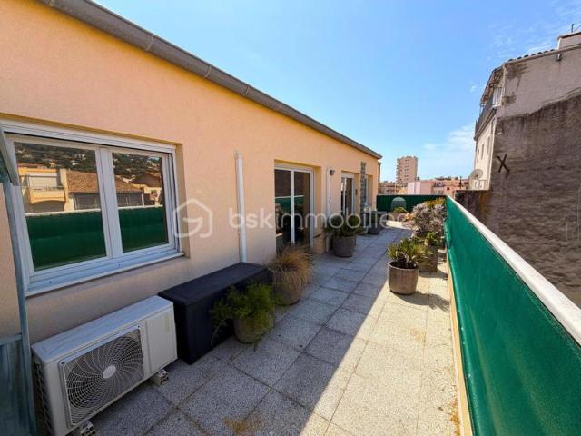 EXCLUSIVITE – T2 dernier étage avec terrasse et parking