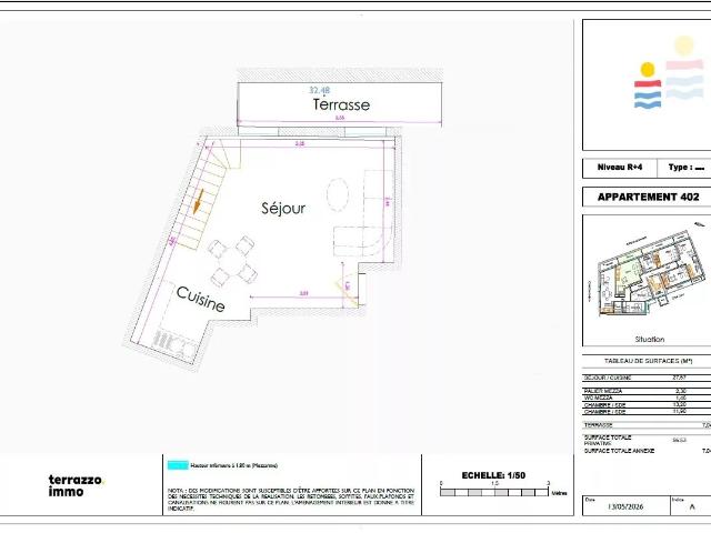 Exclusivité Toulon Est, Appartement T2 dans résidence de 2004 avec ascenseur, cave et garage proche d'un parc