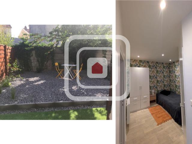 EXCLUSIVITE TYPE 2 EN RDC AVEC TERRASSE ET JARDIN PROCHE DE LA GARE DE REIMS