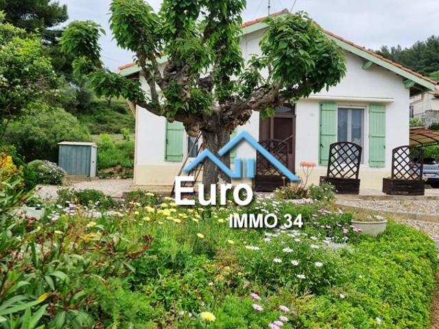 Exclusivite: Villa 4 faces + terrain constructible 80m² Murviel lès Béziers