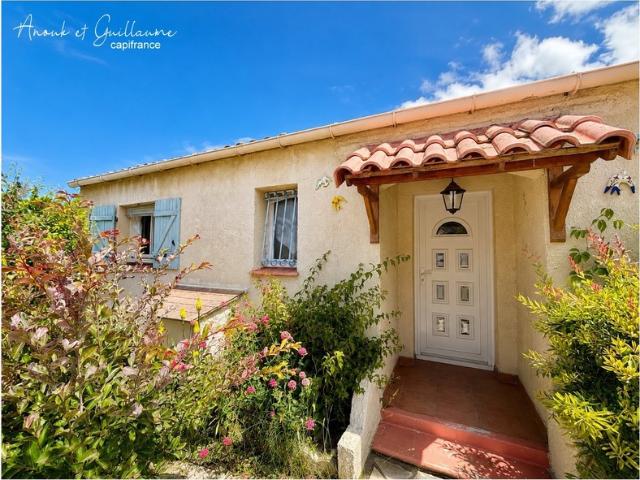 Exclusivité Villa de 65m² 3 pièces avec piscine et garage Roujan 34320