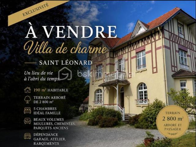 EXCLUSIVITÉ – Villa de charme à Saint Léonard