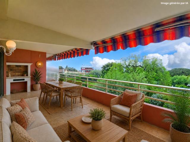 EXCLUSIVITE À pied du centre ville 3 pièces de 83 m2 Terrasse 20m2 Garage & cave