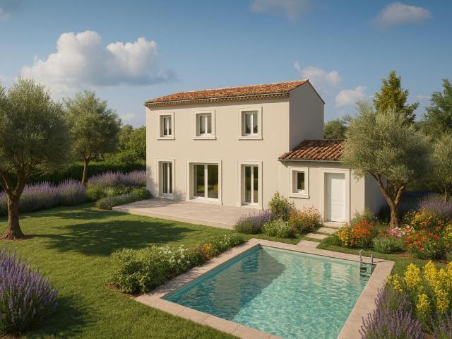Exclusivité / à vendre / sur terrain de 400m² / bastide 3 chambres avec garage et terrasse / à Sorgues / 310 000 €