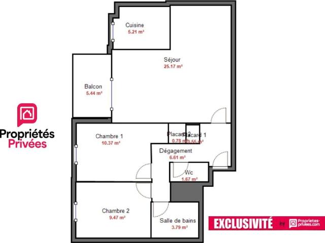 EXCLUSIVITÉ AGEN Idéal Premier Achat ou Investissement, vaste T3 de 64 m² DPE C avec Grand Garage Privatif