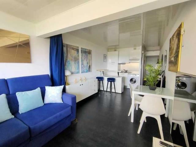 EXCLUSIVITE BORD DE MER d'AGDE LA TAMARISSIERE COQUET APPARTEMENT T2 meublé avec PARKING PRIVATIF 1 CHAMBRE VUE sur l'HERAULT / REF 15434