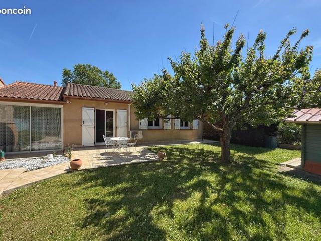 EXCLUSIVITÉ BLAGNAC Maison Plain Pied avec Garage et Jardin Piscinable au calme absolu