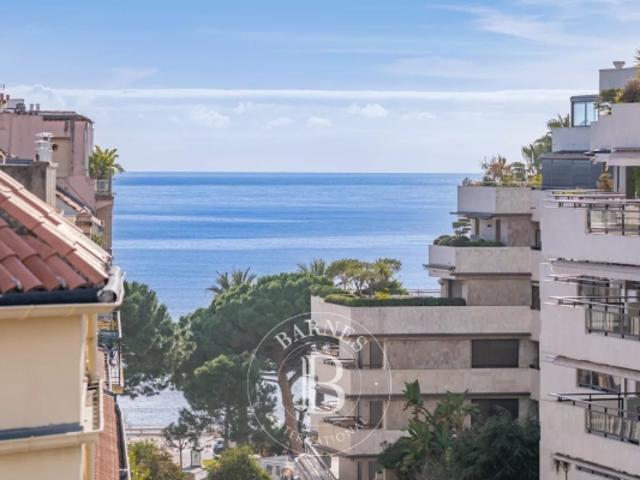 EXCLUSIVITÉ CANNES ARRIÈRE CROISETTE 5 PIÈCES BALCON APERÇU MER DERNIER ETAGE
