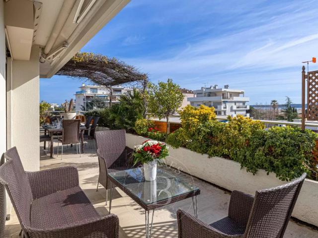 EXCLUSIVITÉ CANNES BASSE CALIFORNIE PENTHOUSE TERRASSE VUE MER 3 PIECES