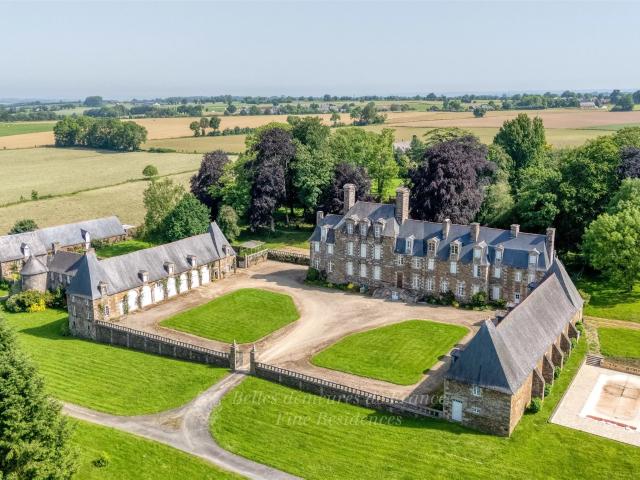 Exclusivité Château MH d’exception en Normandie, joyau pat. 1400m² Saint James