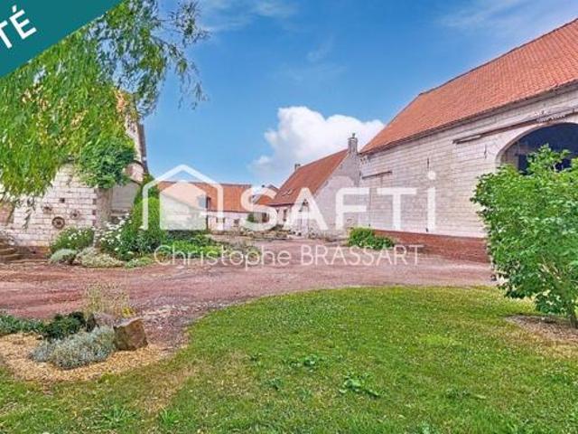 Exclusivité – corps de ferme avec longère de 200 m², dépendances et 14 800 m² de terrain