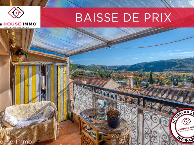 Exclusivité Dr House Immo Charmante maison de village T2 62 m² Vue panoramique sur les Préalpes de Digne 209000 €