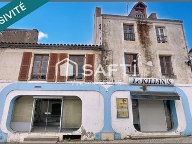 Exclusivité Immeuble Commercial à Rénover en Habitation 185m² à CHAMPS ST PERE