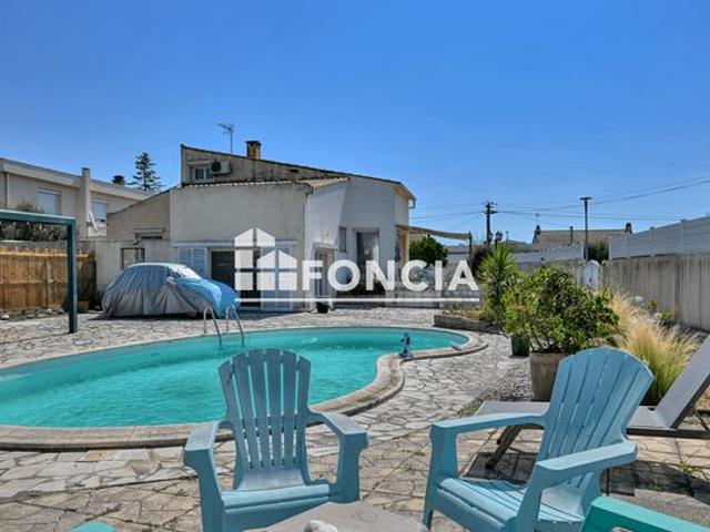 EXCLUSIVITE LUNEL Villa T4 de 117 m2 avec Piscine + Studio de 19 m2 et un Garage de 17 m2
