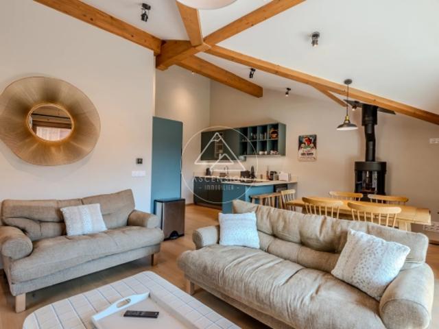 Exclusivité Magnifique appartement de 3 chambres en dernier étage, Les Gets