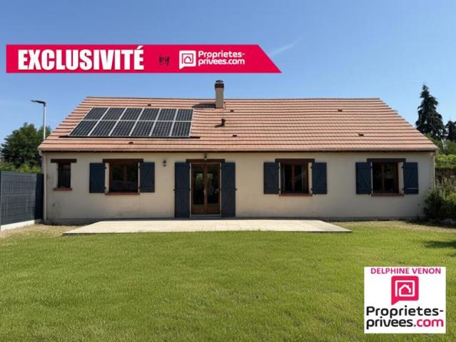 Exclusivité Maison de plain pied climatisée classe énergie C à 2 pas des commodités à Saint Martin D Abbat