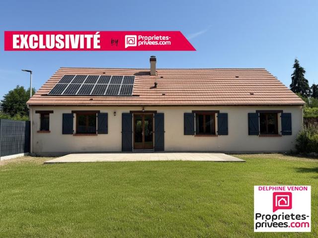 Exclusivité Maison de plain pied climatisée classe énergie C à 2 pas des commodités à Saint Martin D Abbat