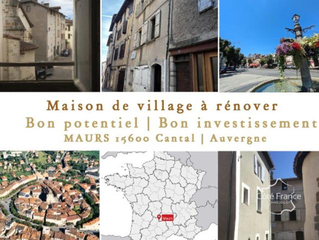 Exclusivité: Maison de village à rénover Maurs