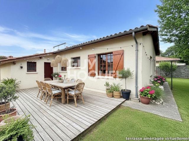 Exclusivité MAISON PLAIN PIED NON MITOYENNE T4 + GARAGE ET GRAND TERRAIN