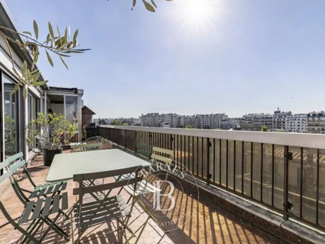 Exclusivité Paris 16 Auteuil Dernier étage Terrasse 3 chambres