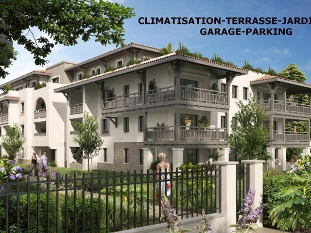 EXCLUSIVITÉ – DERNIER ÉTAGE PRIX DIRECT PROMOTEUR ANGLET CENTRE – APPARTEMENT T2 TERRASSE