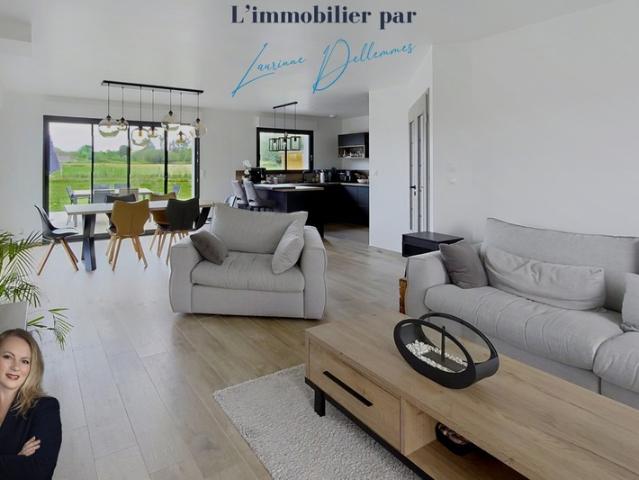EXCLUSIVITÉ rare sur le secteur – Pavillon individuel semi plain pied récent de 150 m² – 5 chambres – Nivelle 59