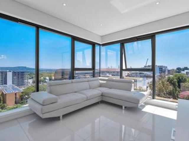 executive, unfurnished corner unit.