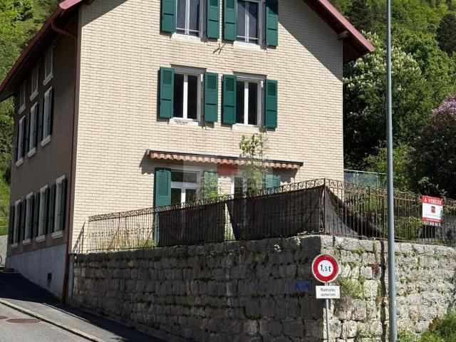 Exklusiv: Gebäude mit 3 Wohneinheiten in Vallorbe