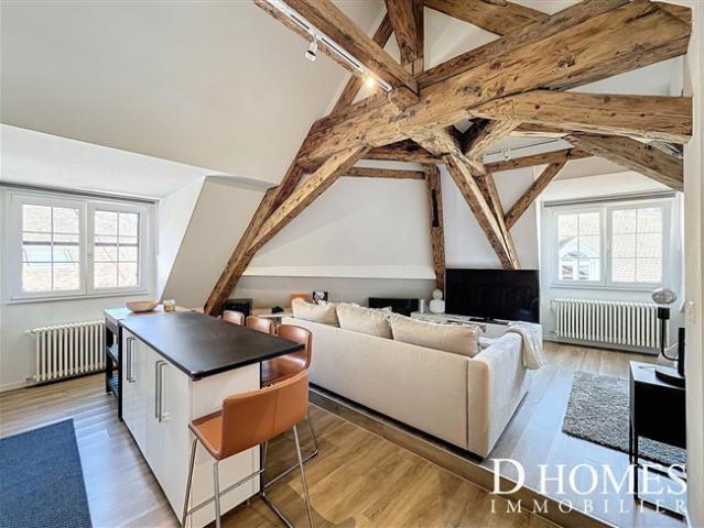 EXKLUSIV – Renoviertes Loft Apartment im Zentrum von Aubonne