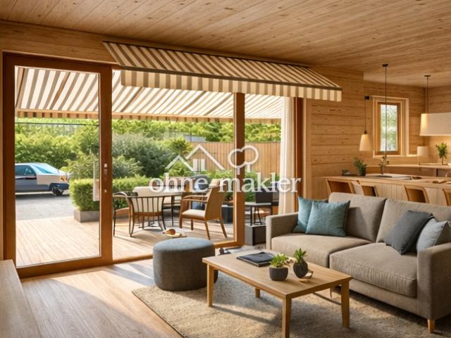 Exklusive 3,5 Zimmer Gartenwohnung barrierefrei im energieeffizienten Holzbau in Köln Wahn