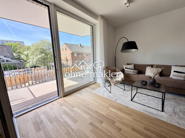 Exklusive 3 Zimmer Neubauwohnung in Toplage, Südbalkon – nah der Hafencity